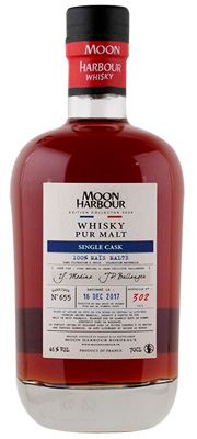ムーンハーバー ピュアモルト シングルカスク#655 46%